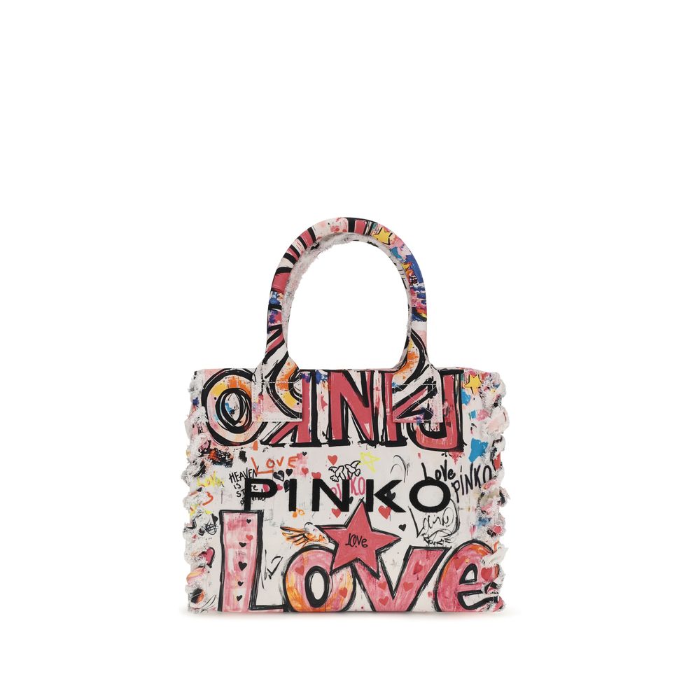 PINKO Multicolor Cotton Shoulder Bag | Regal Royce