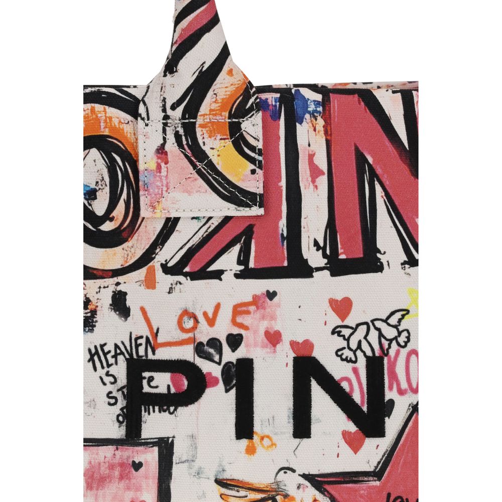 PINKO Multicolor Cotton Shoulder Bag | Regal Royce