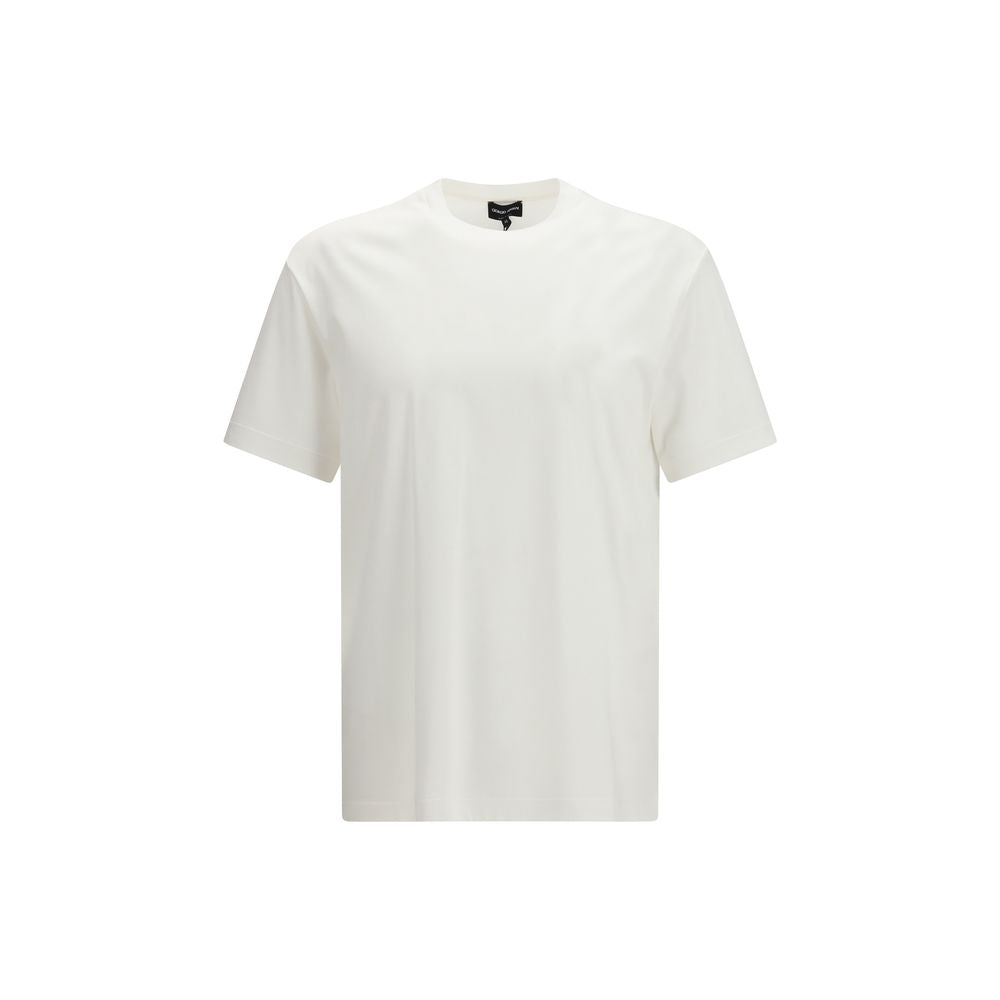 Giorgio Armani White Cotton T-Shirt | Regal Royce