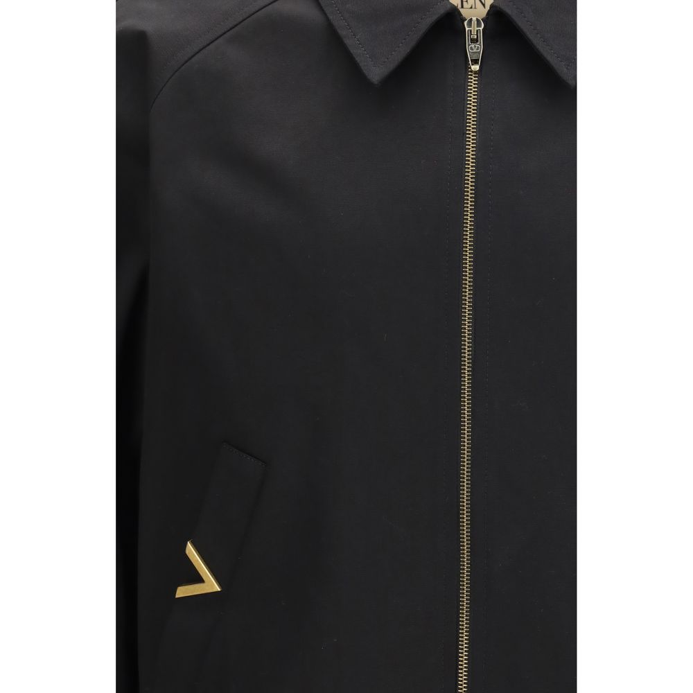 Valentino Black Cotton Bomber | Regal Royce