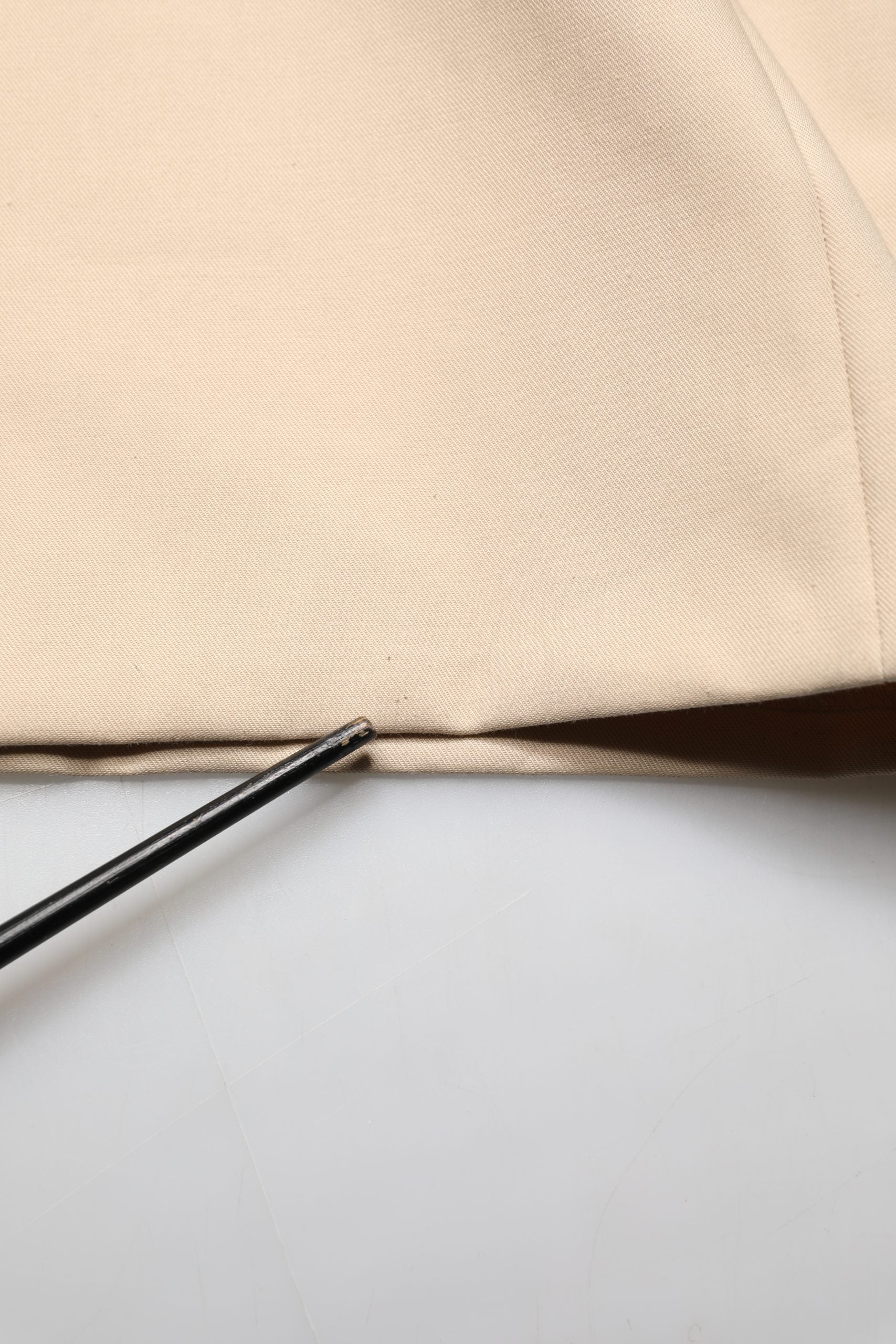 Dolce & Gabbana Beige Cotton Straight Men Dress Trouser Pants | Regal Royce