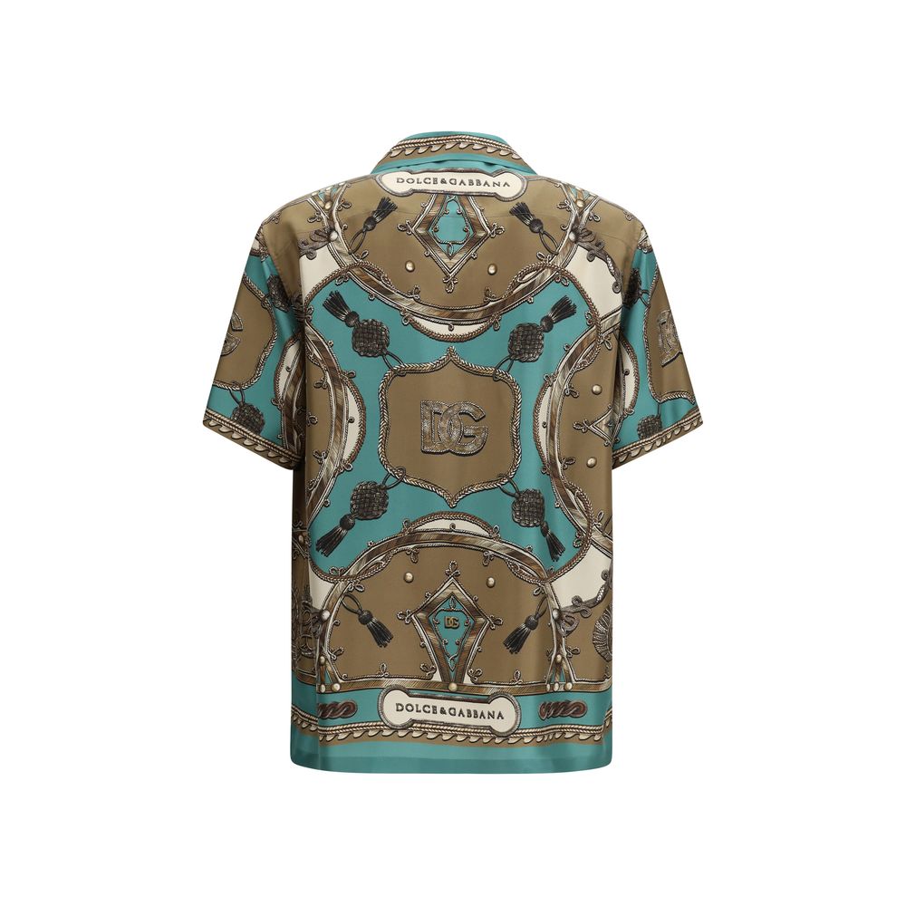 Dolce & Gabbana Multicolor Silk Pattern Shirt | Regal Royce