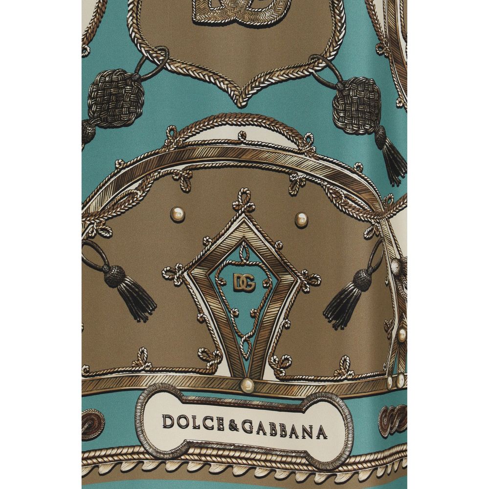 Dolce & Gabbana Multicolor Silk Pattern Shirt | Regal Royce