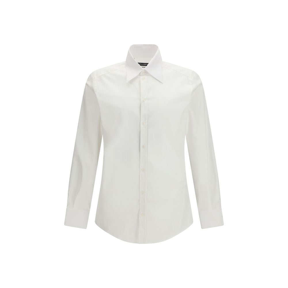Dolce & Gabbana White Alpaca Vicugna Pacos Dress Shirt | Regal Royce