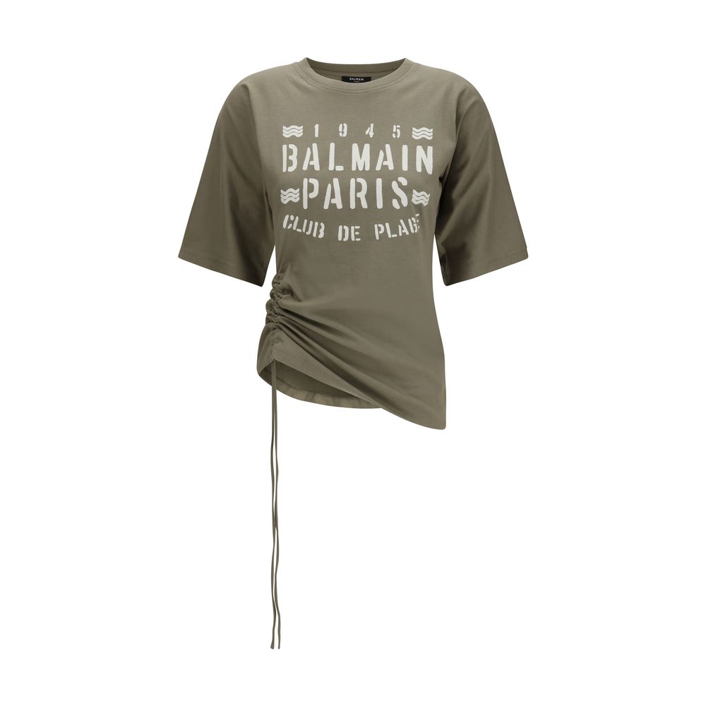 Balmain Bicolor Cotton T-Shirt | Regal Royce