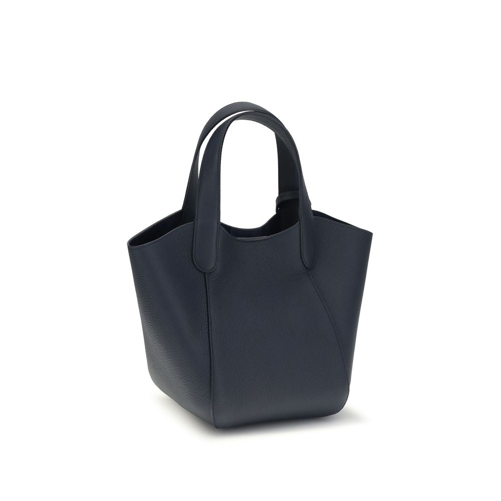 Giorgio Armani Blue Calf Leather Bos Taurus Handbag | Regal Royce