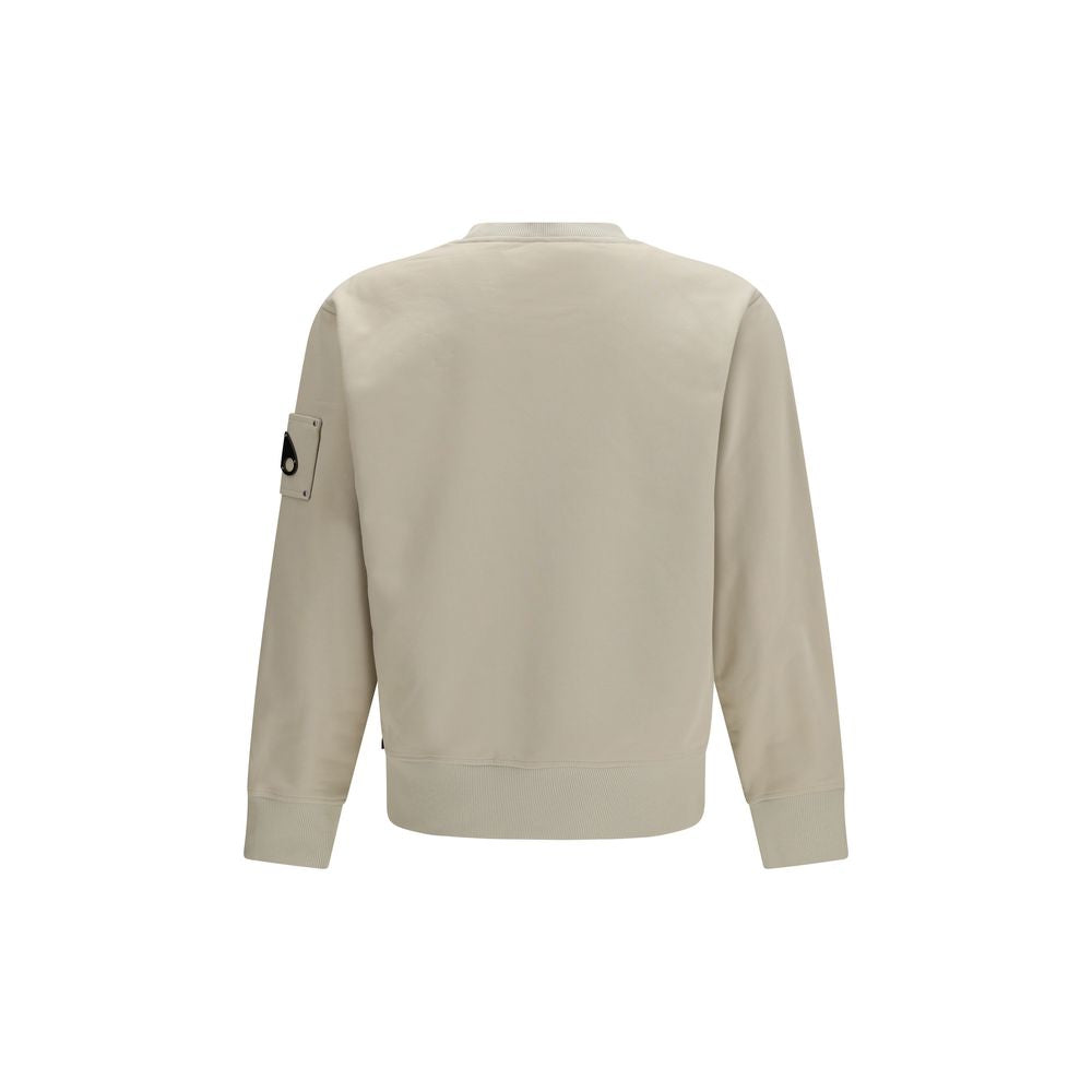 Moose Knuckles Beige Cotton Sweatshirt | Regal Royce