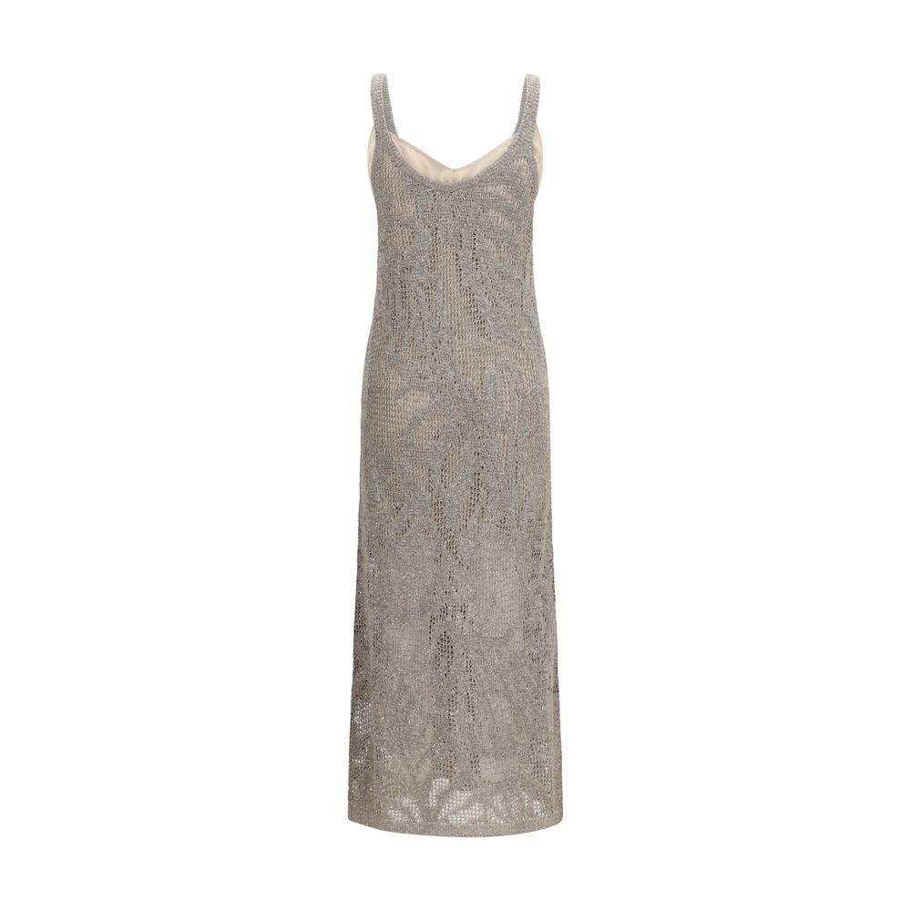 Brunello Cucinelli Gray Linen Casual Dress | Regal Royce