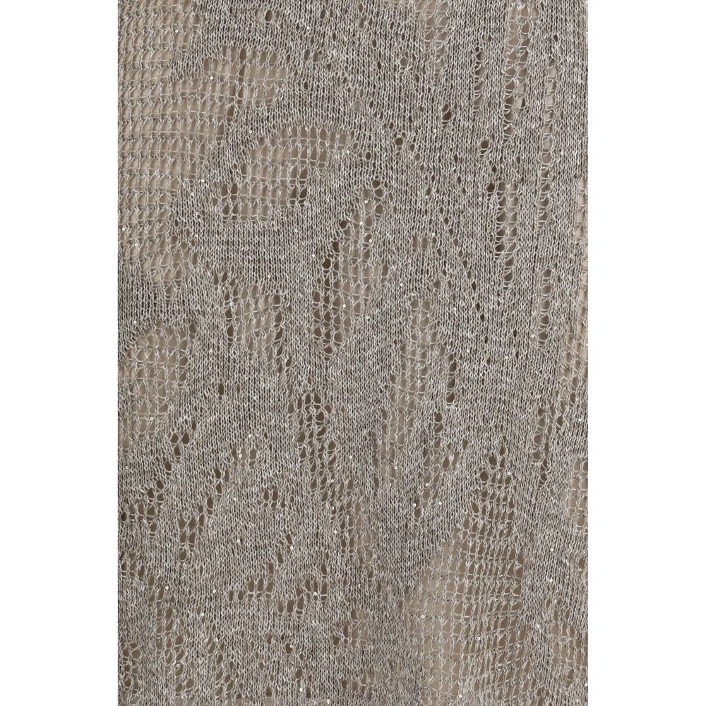 Brunello Cucinelli Gray Linen Casual Dress | Regal Royce