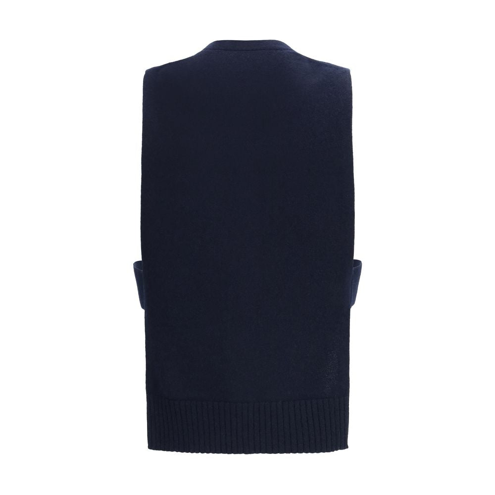 Miu Miu Blue Cashmere Sleeveles Sweater | Regal Royce
