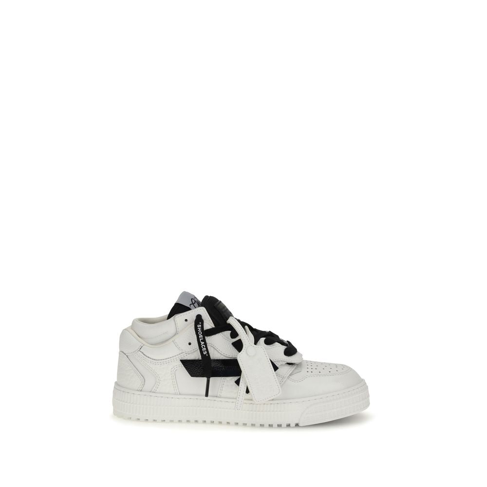 Off-White Multicolor Calf Leather Bos Taurus Athletic Sneakers | Regal Royce