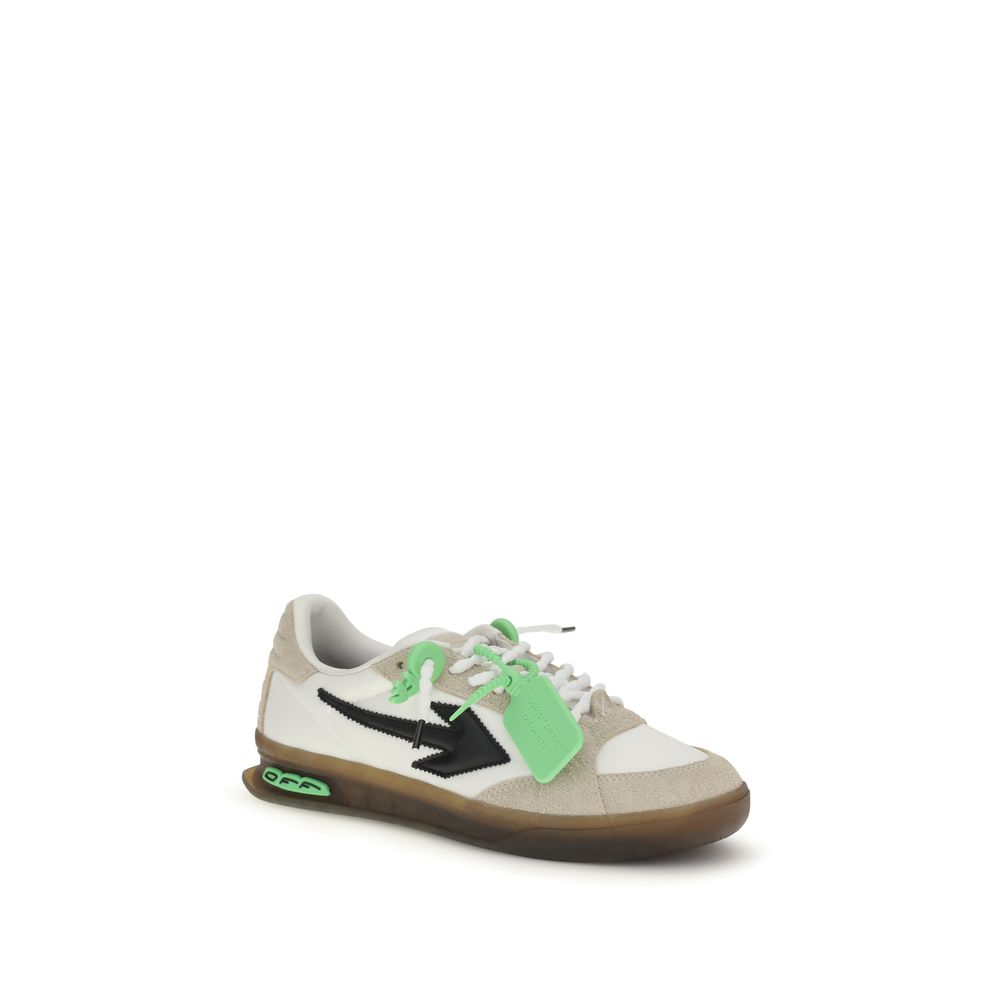 Off-White Multicolor Calf Leather Bos Taurus Low Top Sneakers | Regal Royce
