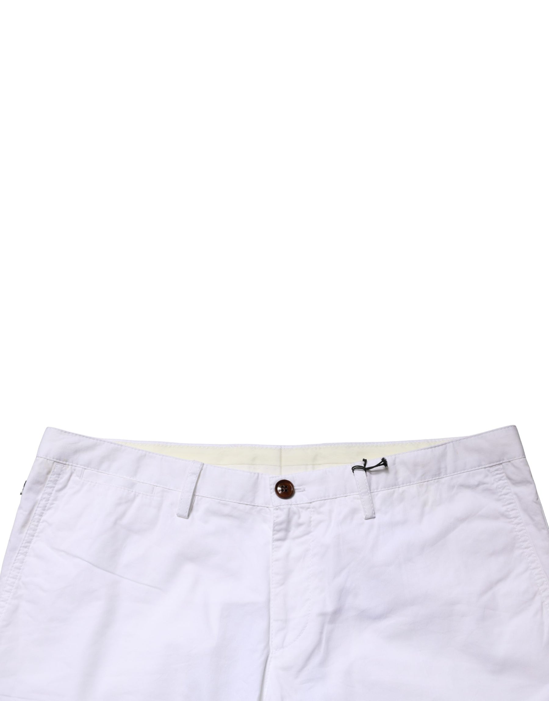 Hugo Boss White Mid Waist Skinny Chino Casual Trouser Pants | Regal Royce