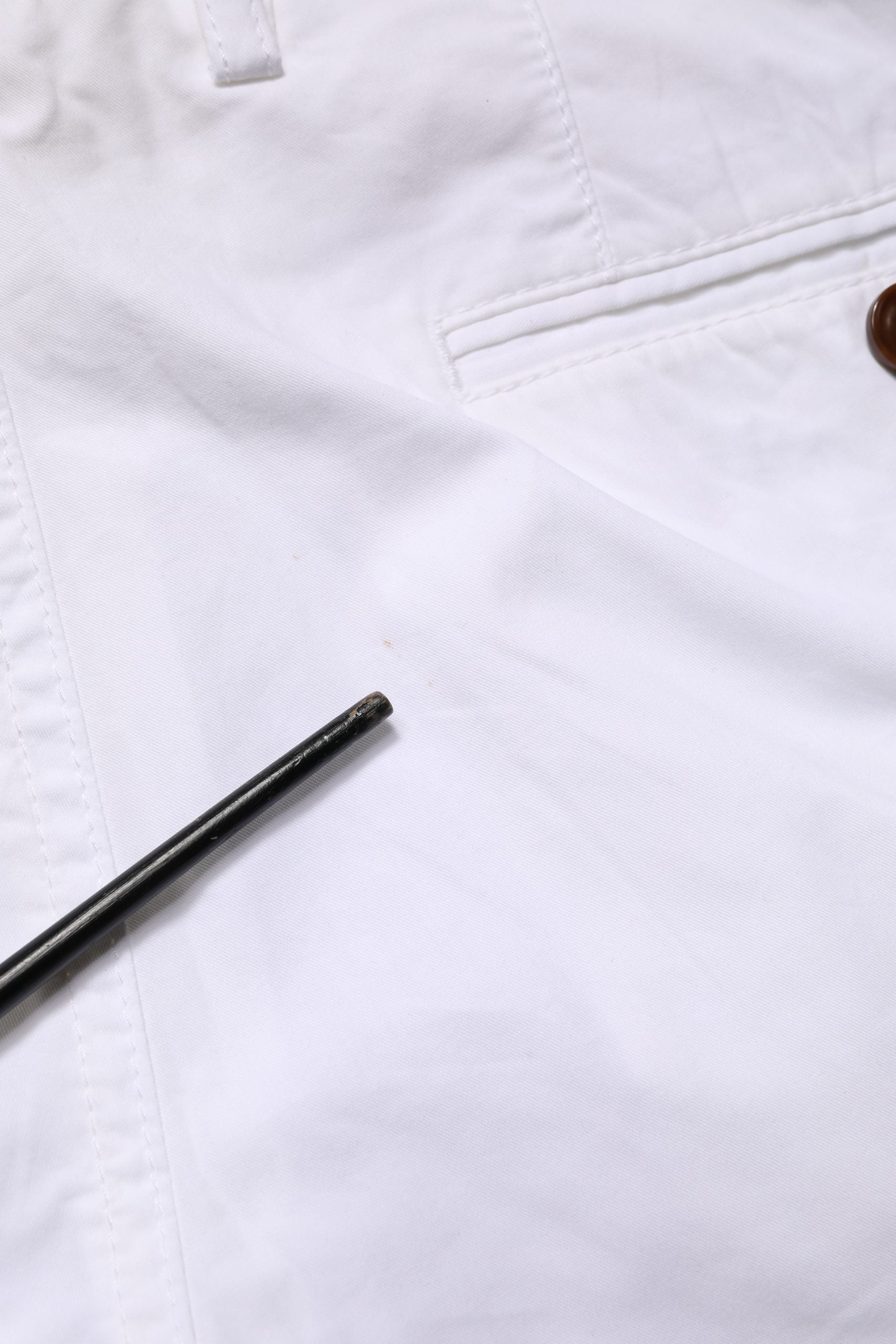 Hugo Boss White Mid Waist Skinny Chino Casual Trouser Pants | Regal Royce