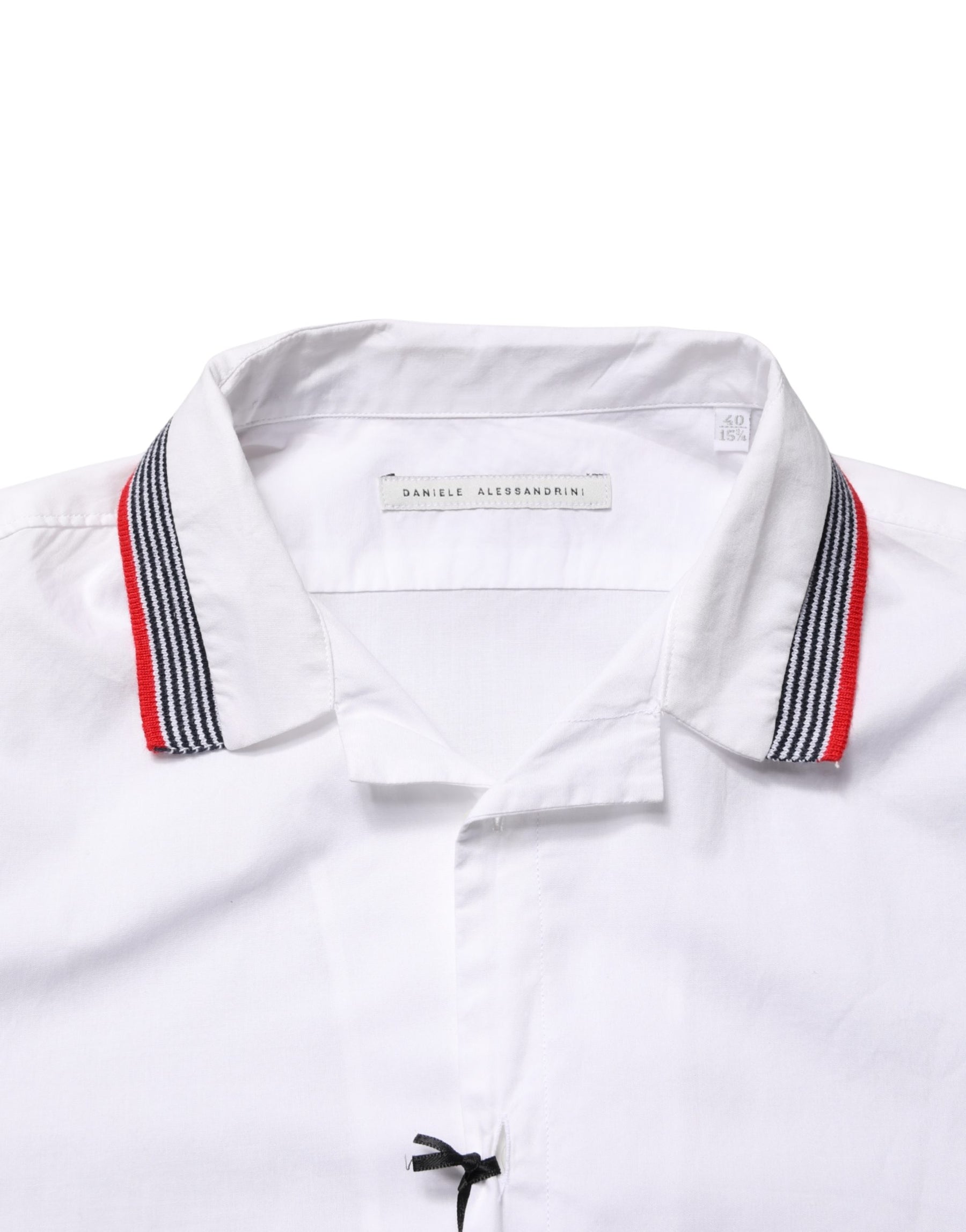 Daniele Alessandrini White Short Sleeves Button Down Shirt | Regal Royce