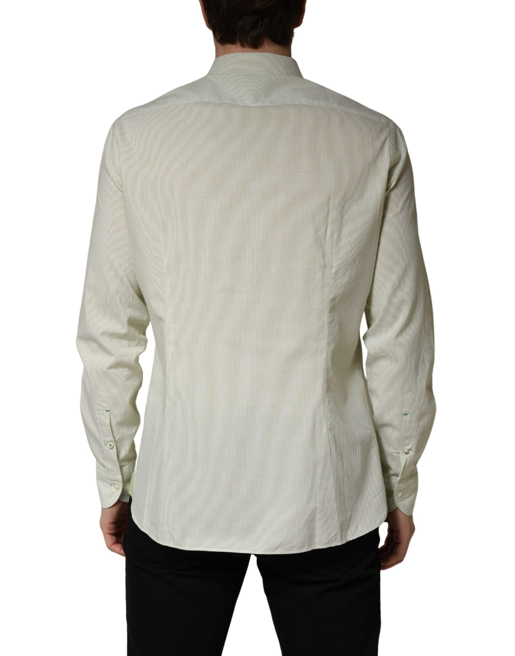 Domenico Tagliente Light Green Long Sleeves Formal Dress Shirt | Regal Royce