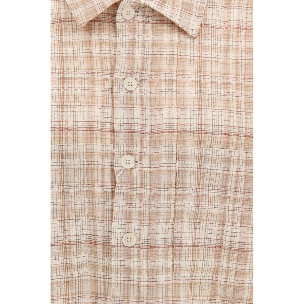 Sunflower Orange Cotton Pattern Shirt | Regal Royce