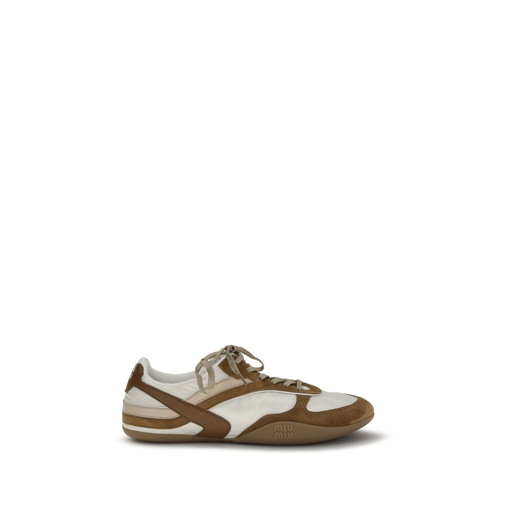 Miu Miu Multicolor Calf Leather Bos Taurus Athletic Sneakers | Regal Royce
