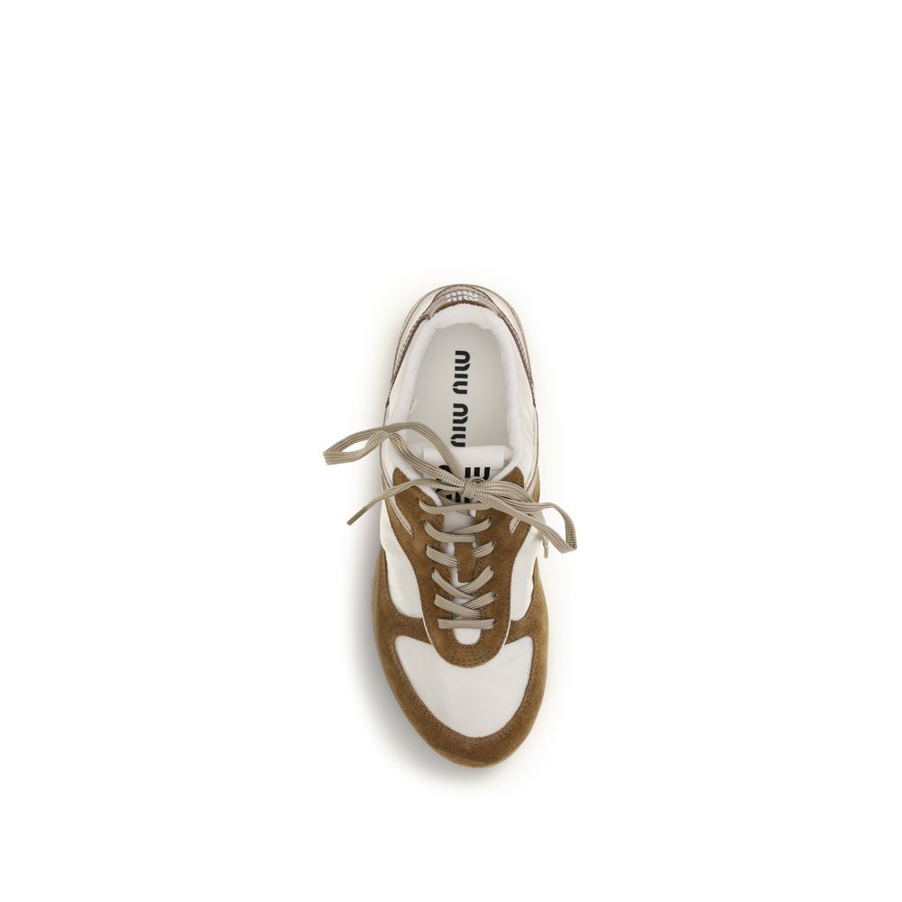 Miu Miu Multicolor Calf Leather Bos Taurus Athletic Sneakers | Regal Royce