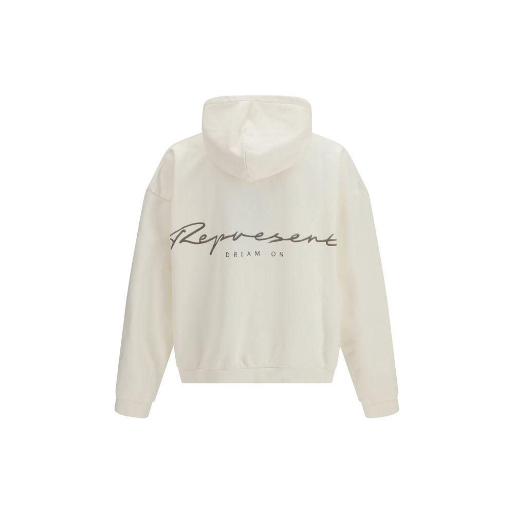 Represent White Cotton Sweatshirt | Regal Royce