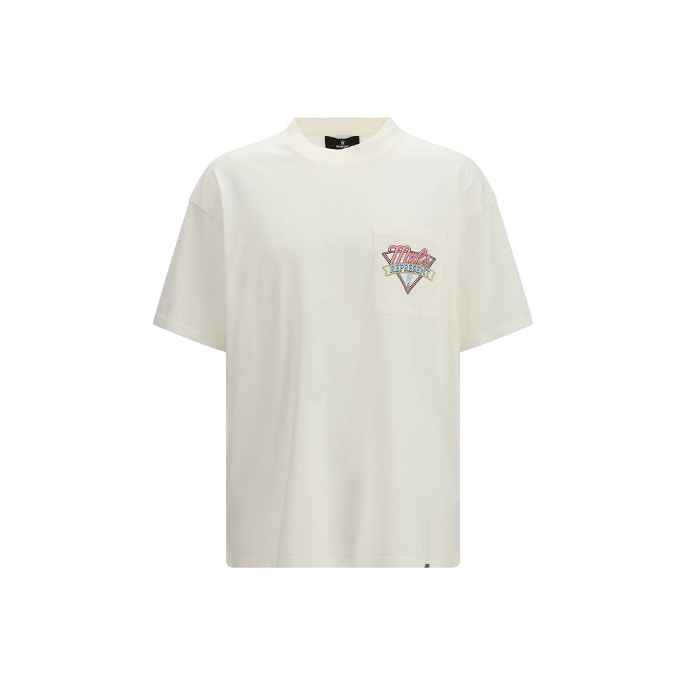 Represent White Cotton T-Shirt | Regal Royce