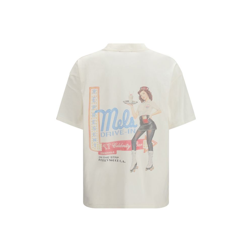 Represent White Cotton T-Shirt | Regal Royce