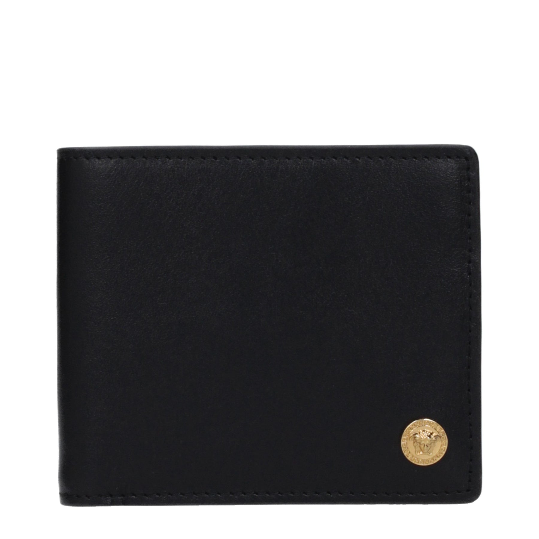 Versace Black Leather Wallet | Regal Royce
