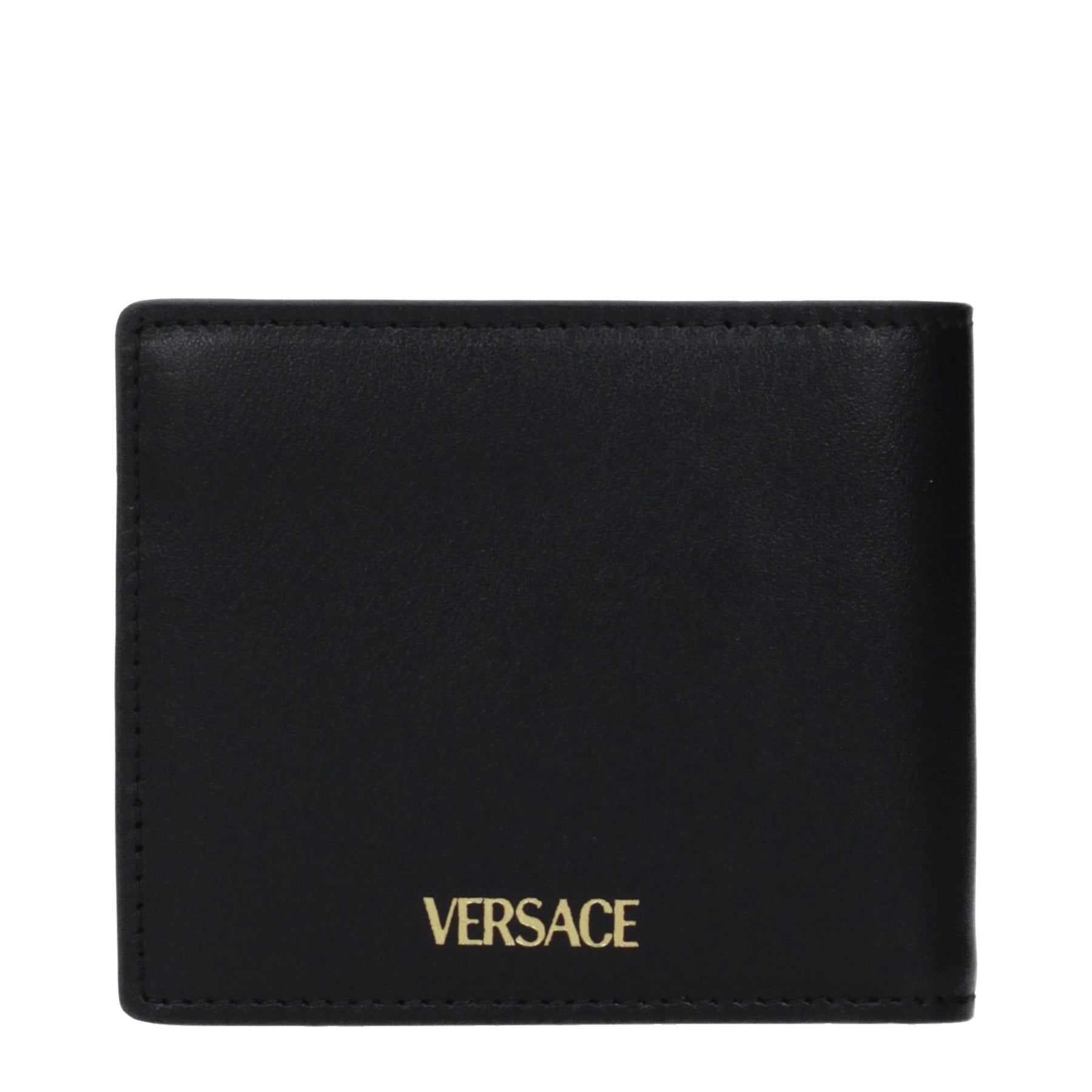Versace Black Leather Wallet | Regal Royce