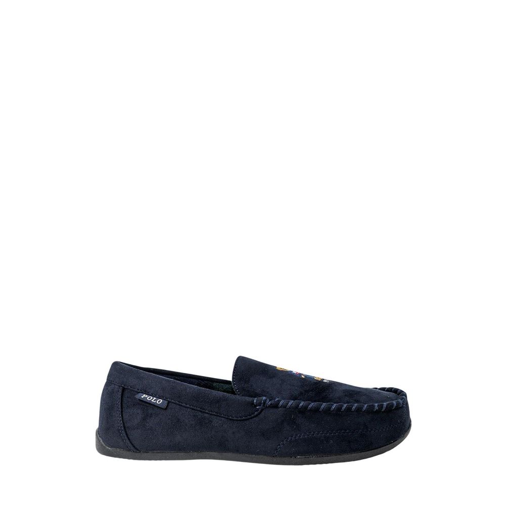 Ralph Lauren Blue Faux Fur Slippers | Regal Royce