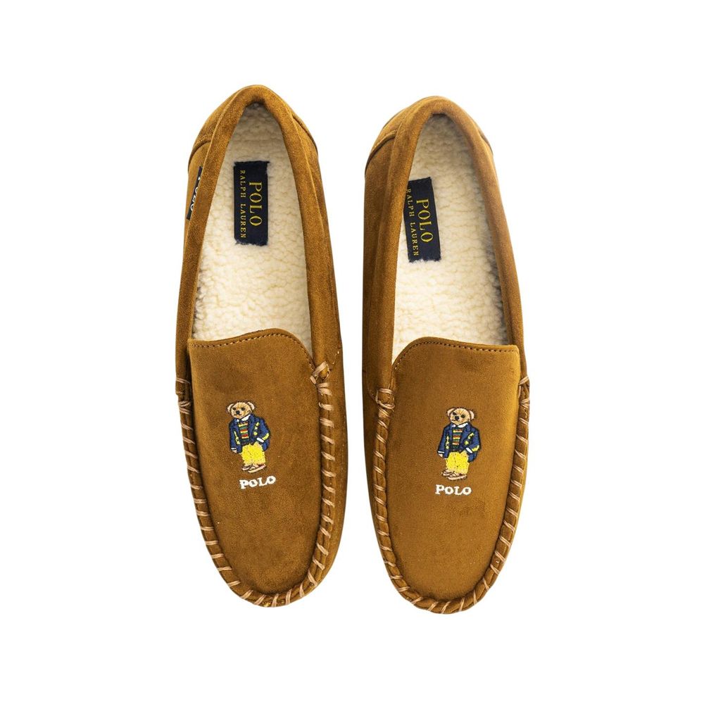 Ralph Lauren Beige Faux Fur Slippers | Regal Royce
