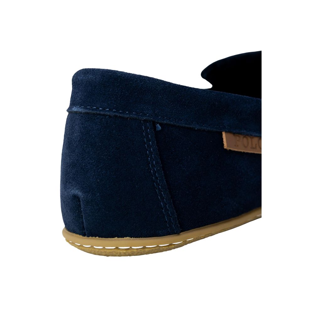 Ralph Lauren Blue Faux Fur Slippers | Regal Royce
