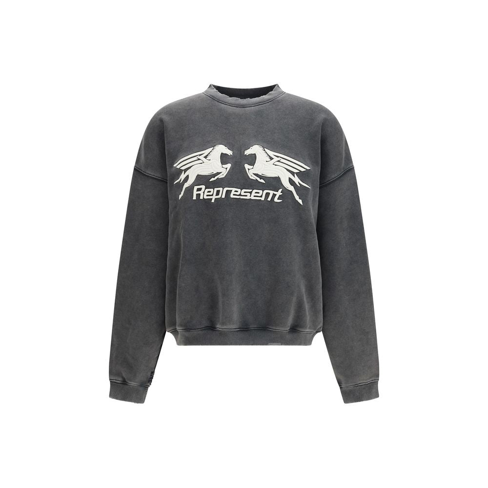 Represent Gray Cotton Sweatshirt | Regal Royce