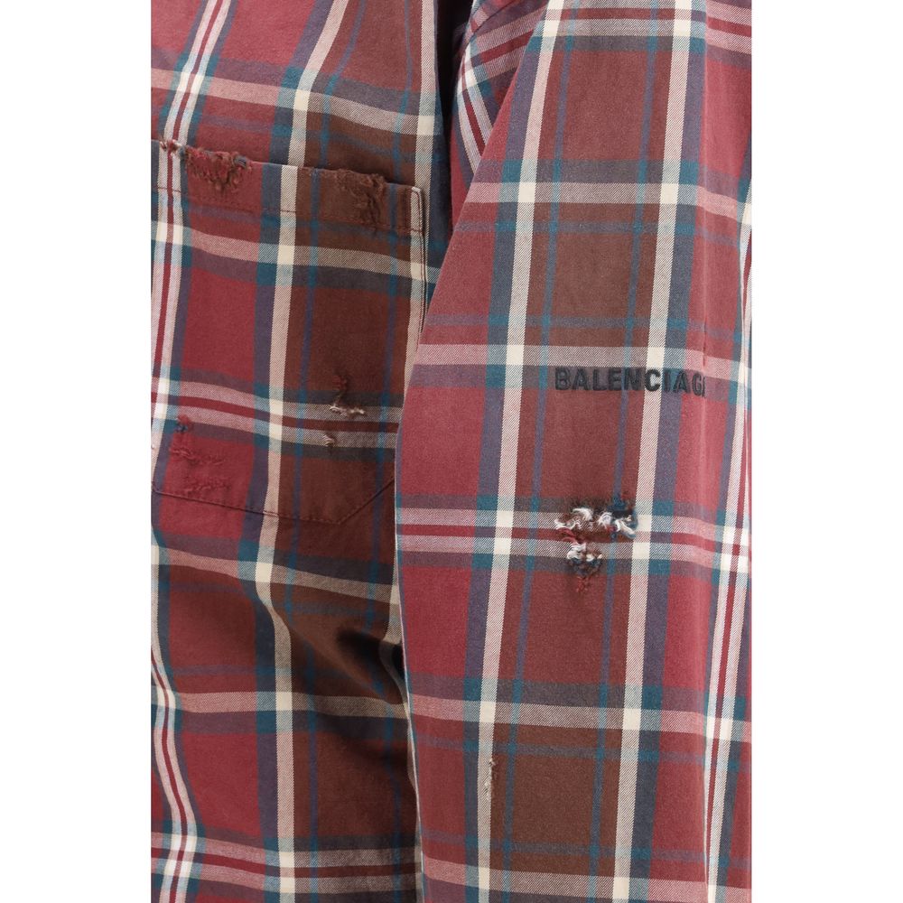 Balenciaga Multicolor Polyester Pattern Shirt | Regal Royce