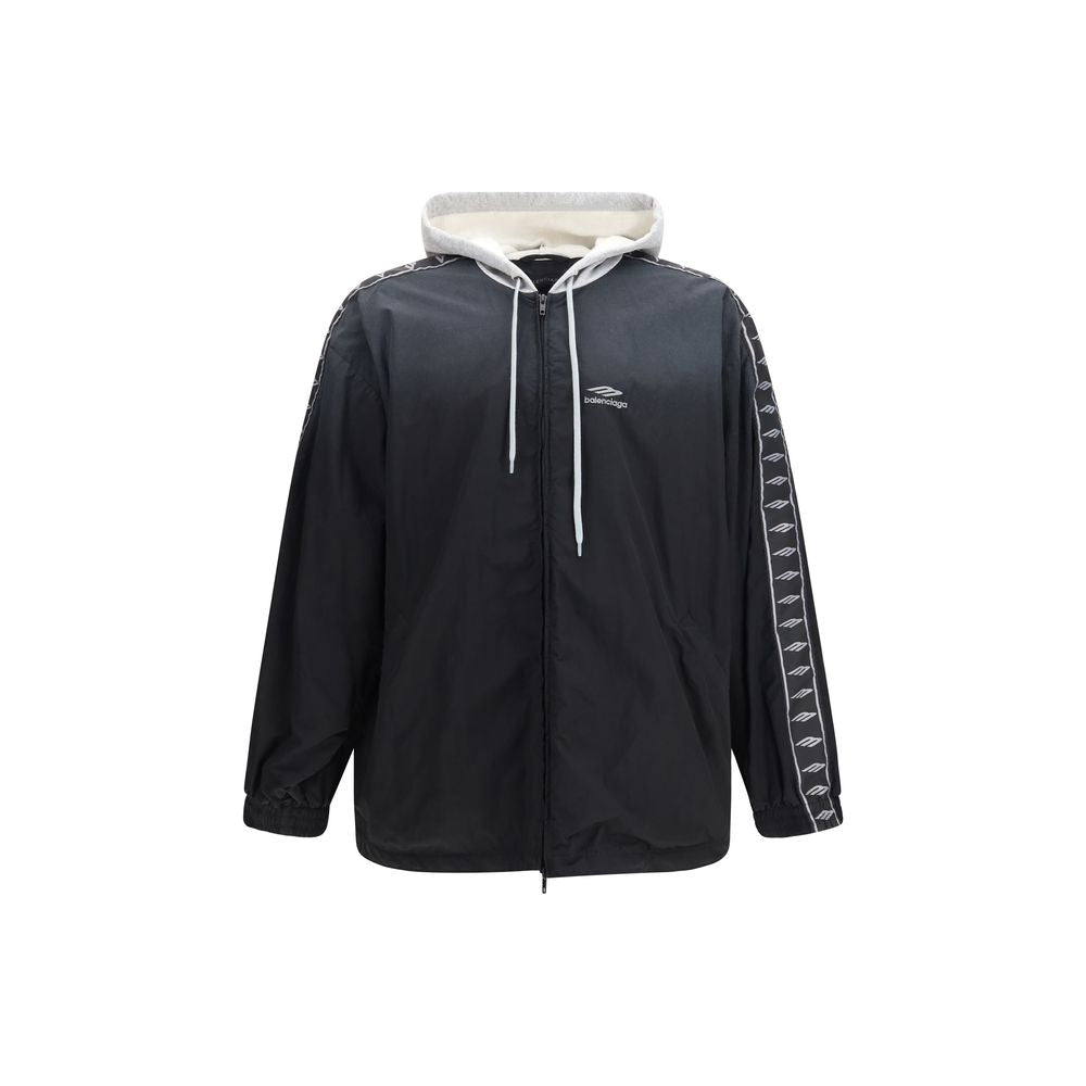 Balenciaga Black Polyester Bomber | Regal Royce