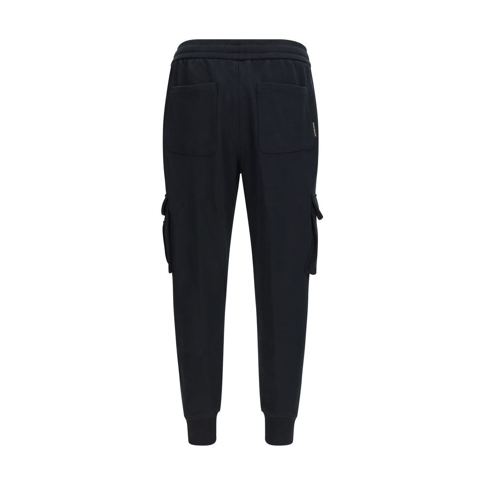 Moose Knuckles Black Cotton Casual Pants | Regal Royce