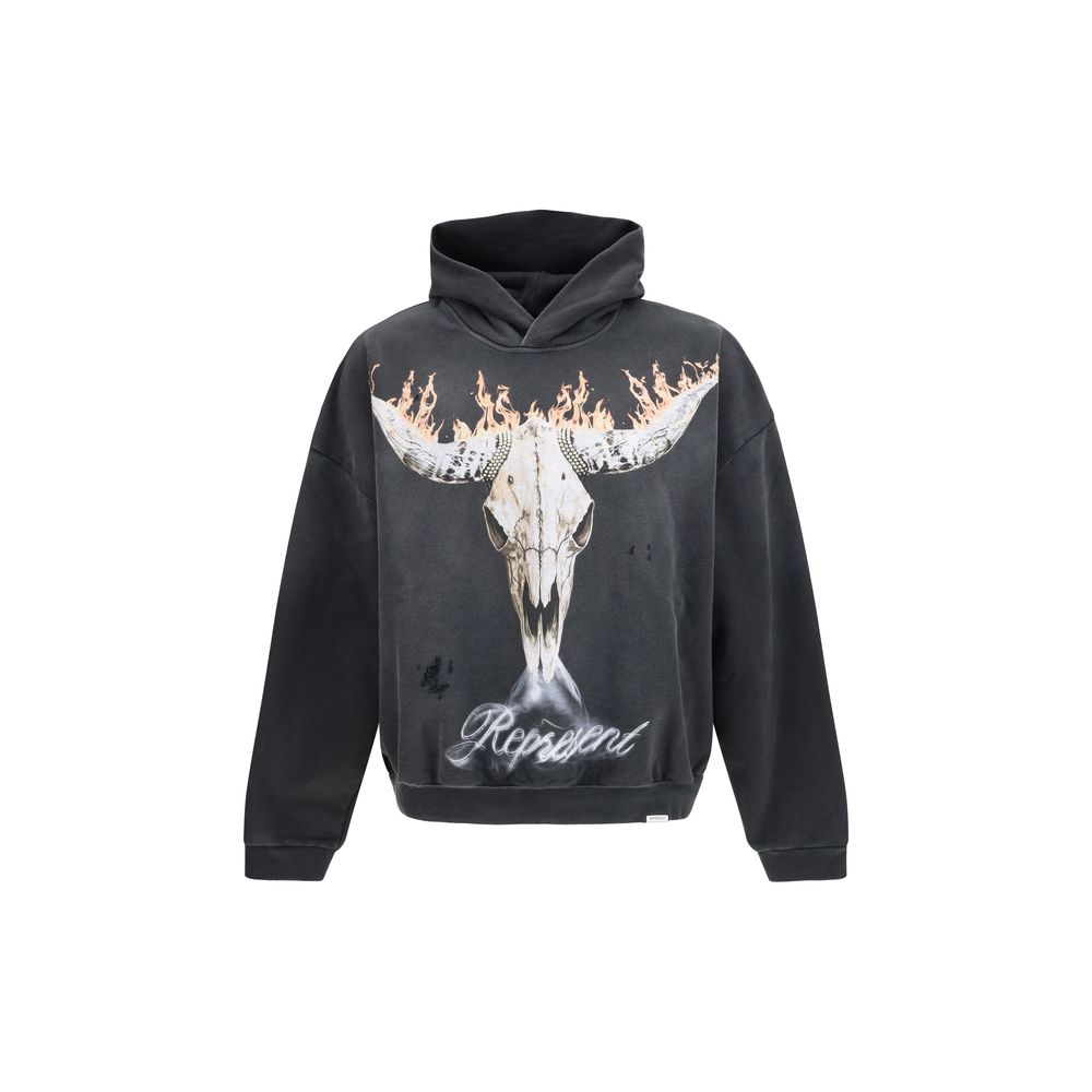 Represent Gray Cotton Sweatshirt | Regal Royce