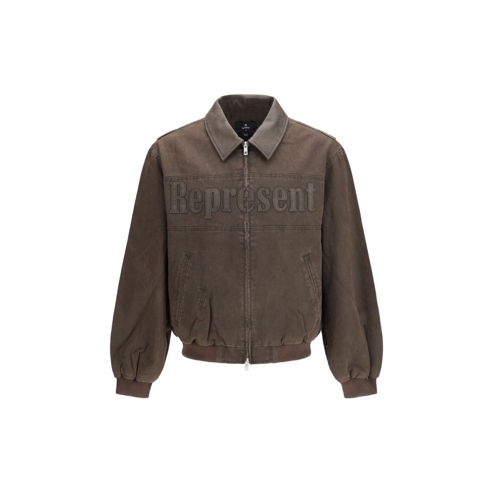 Represent Brown Cotton Bomber | Regal Royce