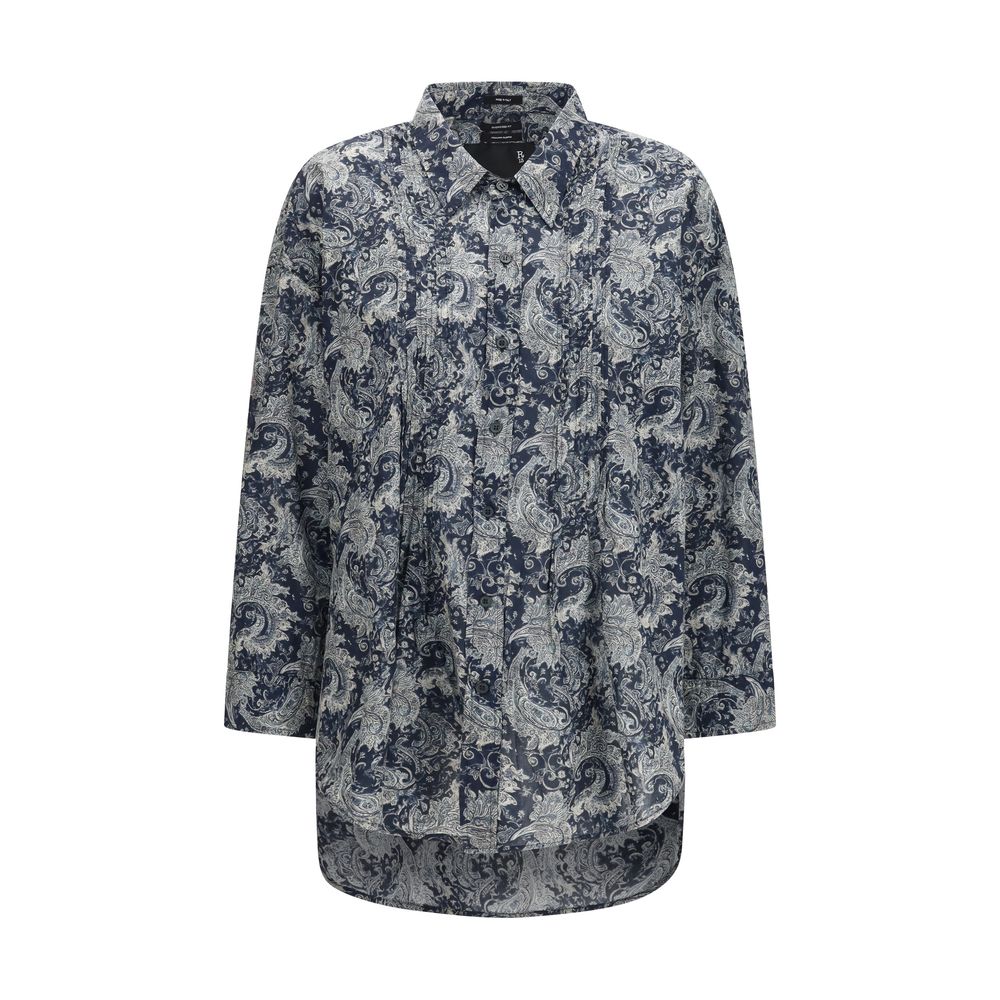 R13 Blue Cotton Pattern Shirt | Regal Royce