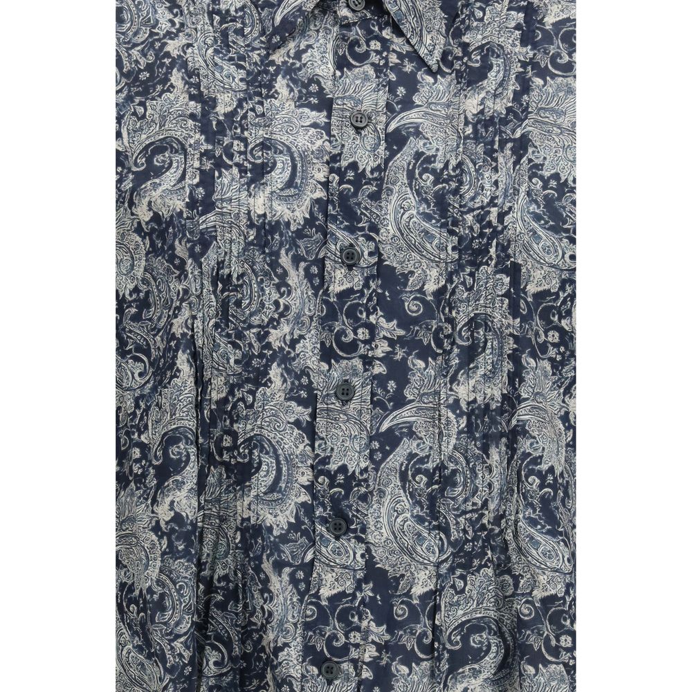 R13 Blue Cotton Pattern Shirt | Regal Royce