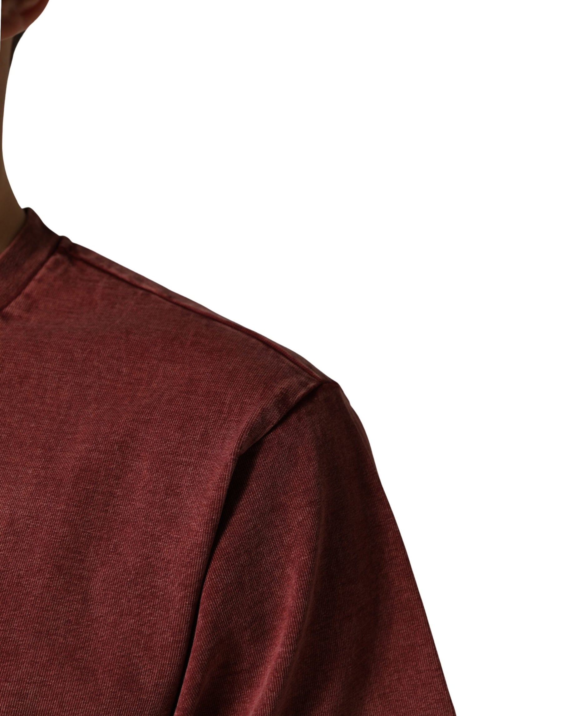 Dolce & Gabbana Maroon Print Round Neck Short Sleeve T-shirt | Regal Royce
