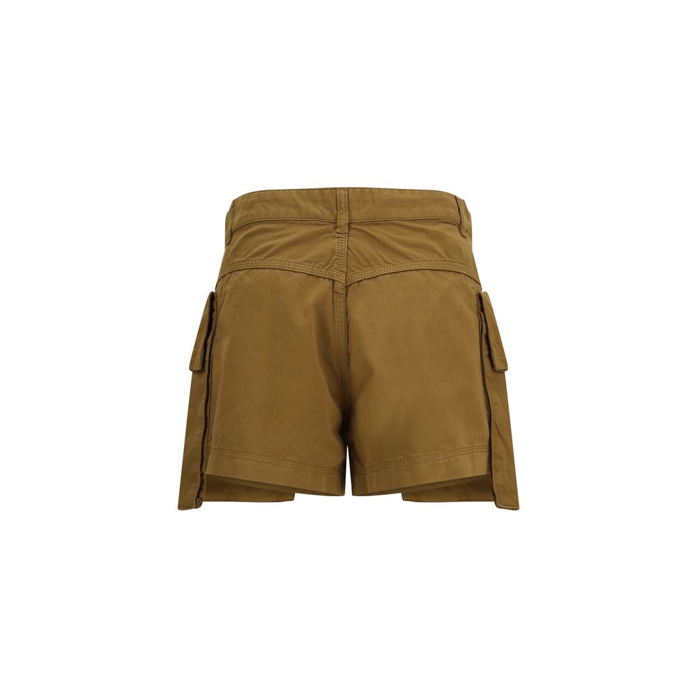 PINKO Beige Cotton Bermuda Shorts | Regal Royce