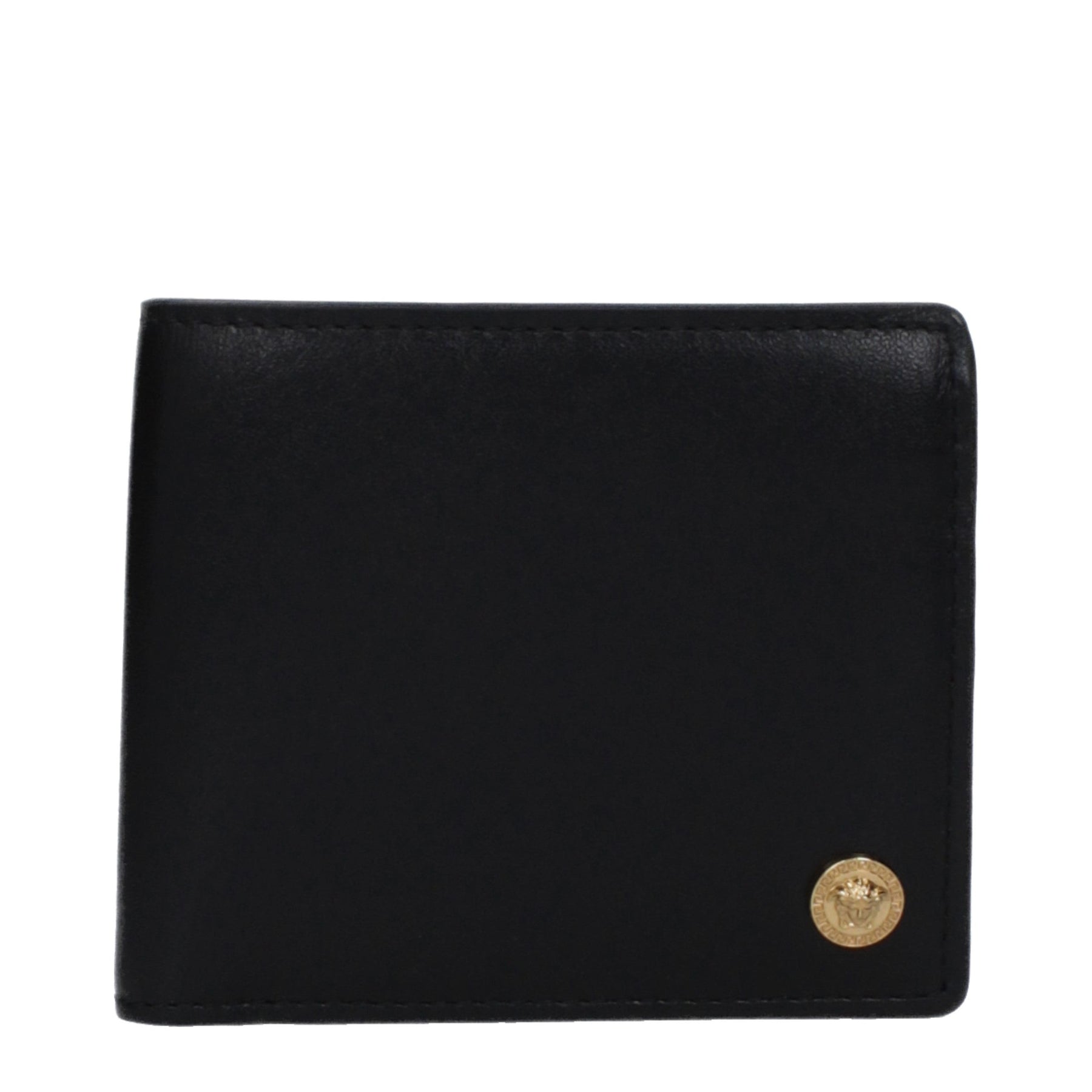 Versace Black Leather Wallet | Regal Royce