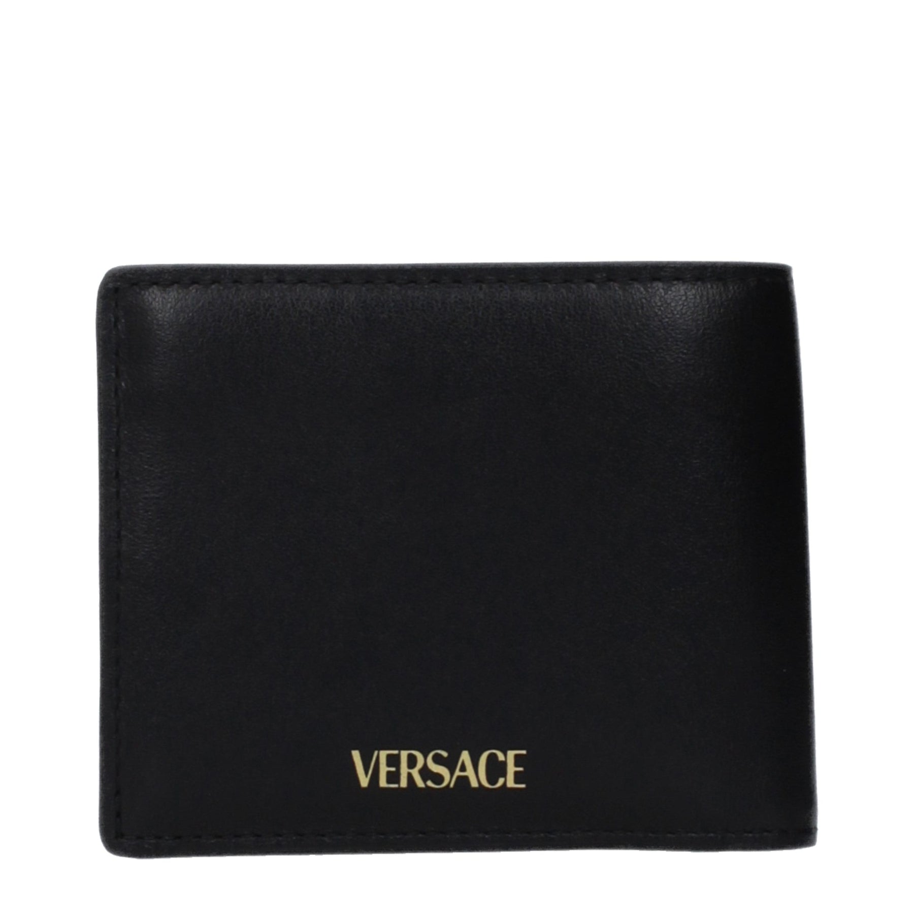 Versace Black Leather Wallet | Regal Royce