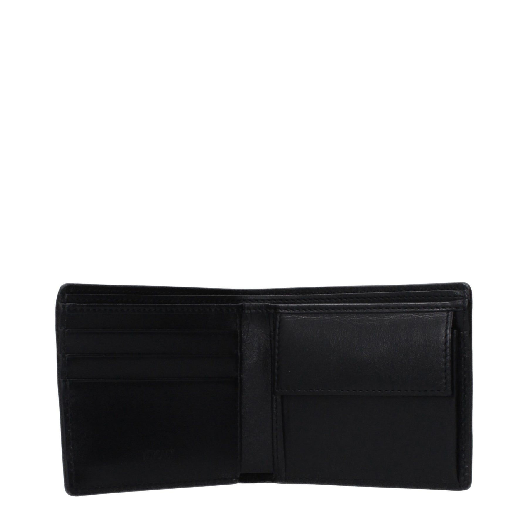 Versace Black Leather Wallet | Regal Royce