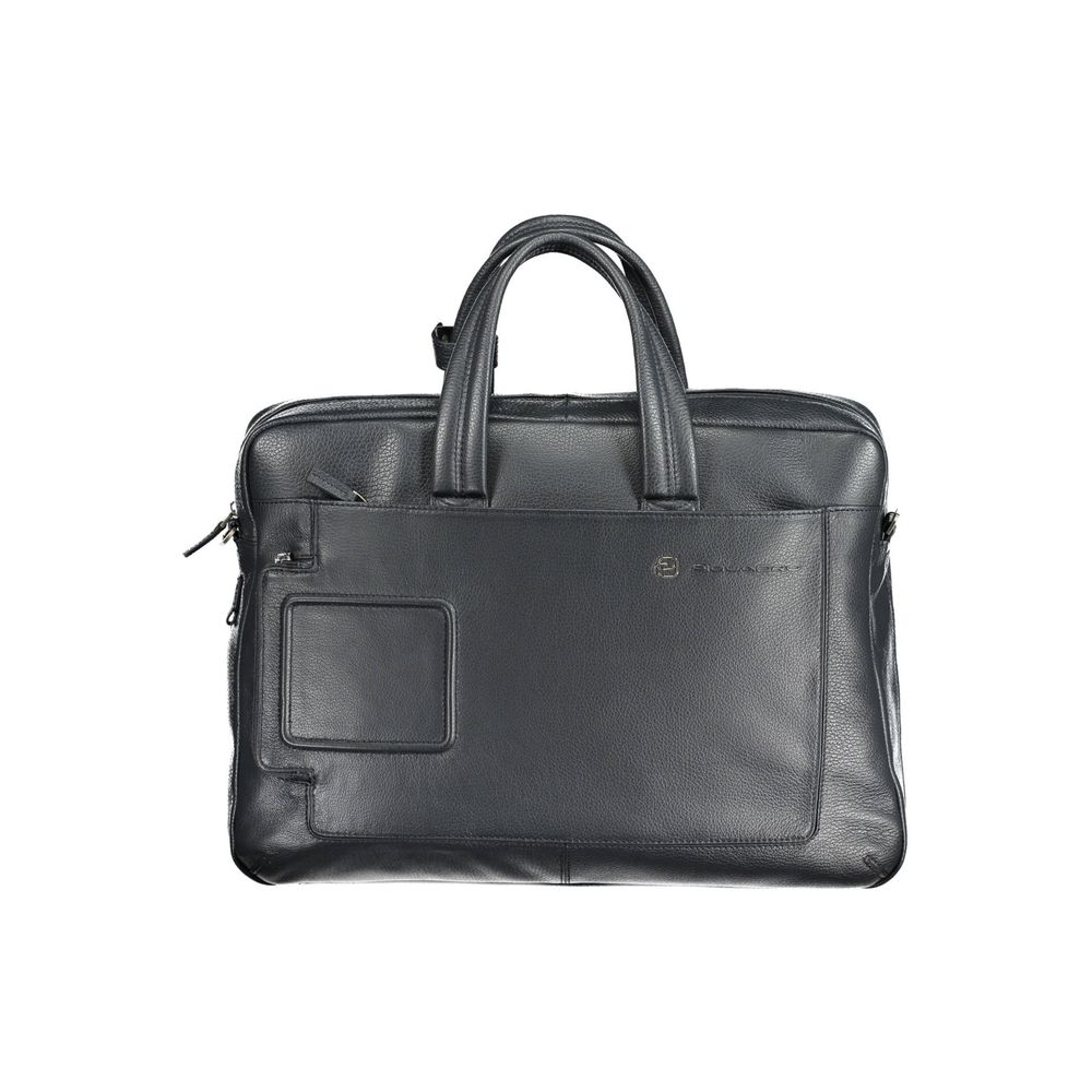 Piquadro Blu Leather Men Briefcase | Regal Royce