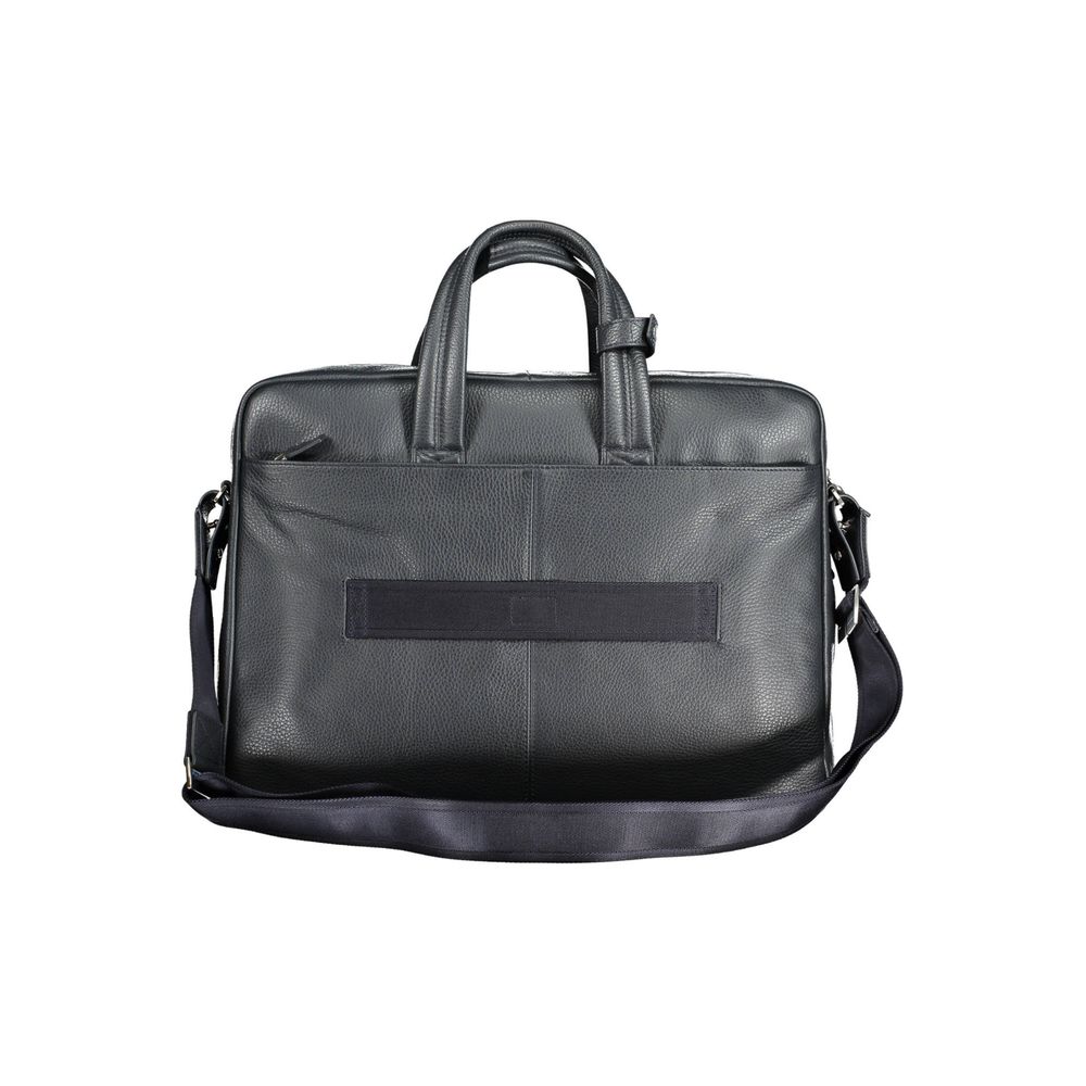 Piquadro Blu Leather Men Briefcase | Regal Royce