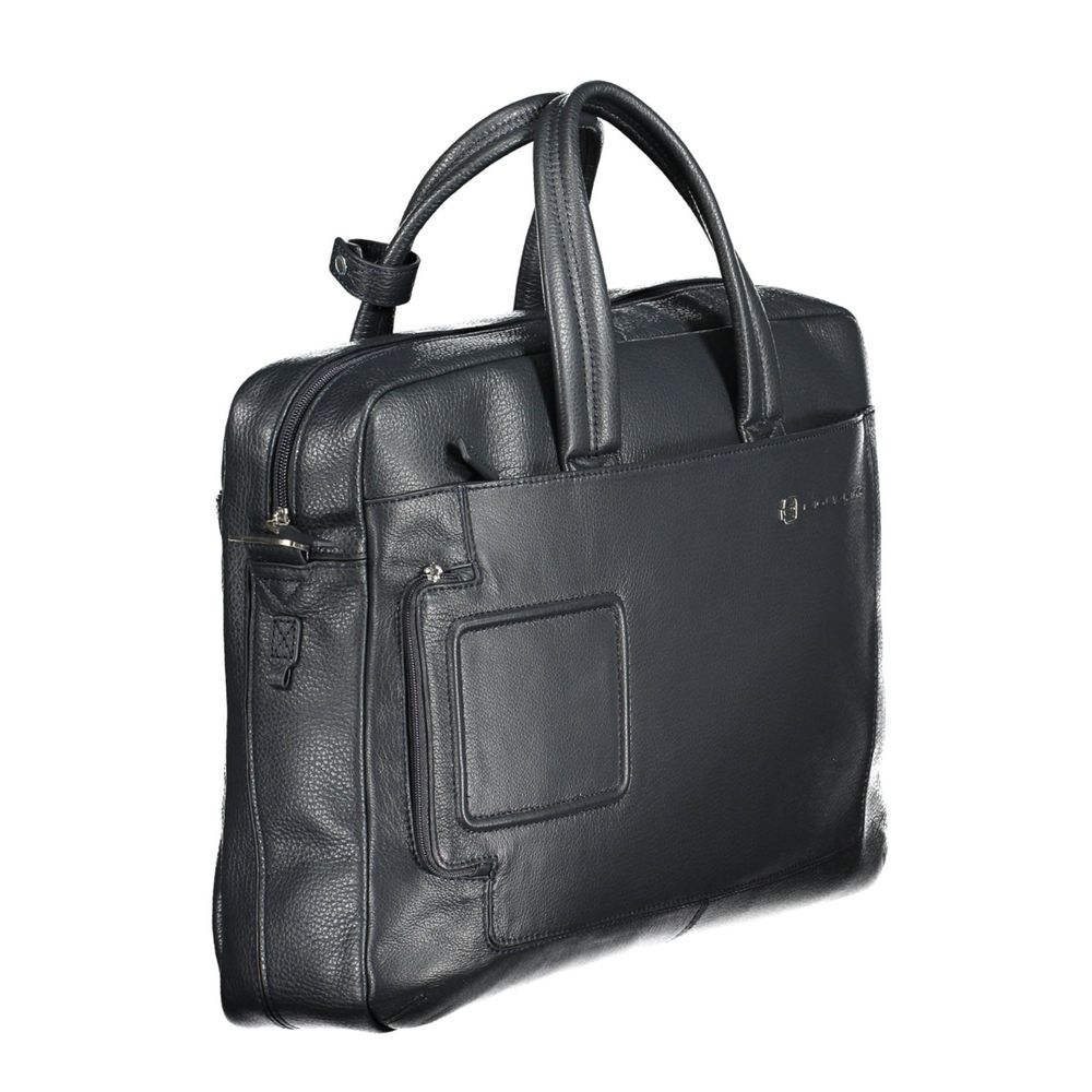 Piquadro Blu Leather Men Briefcase | Regal Royce