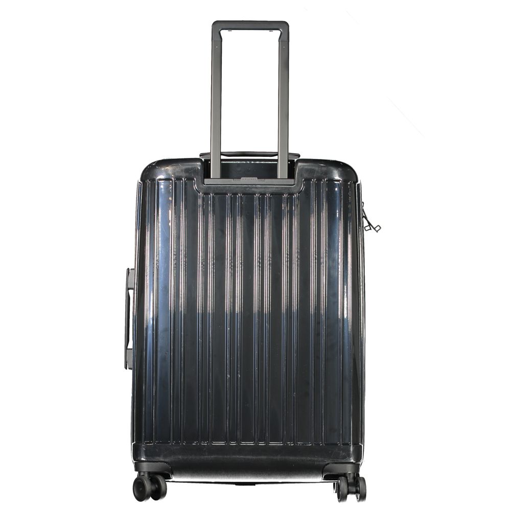 Piquadro Black Polycarbonate Men's Travel Bag | Regal Royce