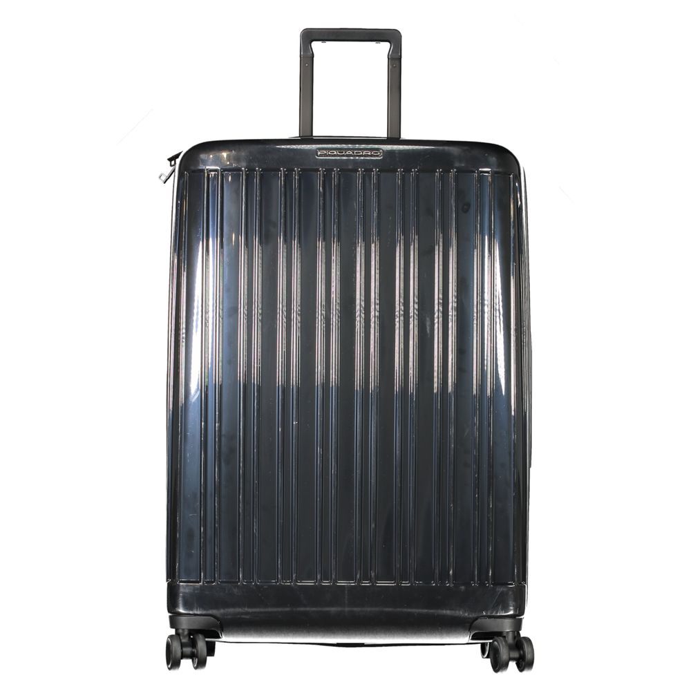 Piquadro Black Polycarbonate Men's Travel Trolley | Regal Royce