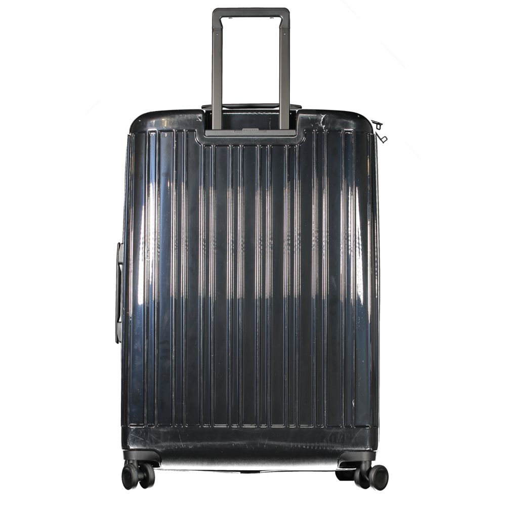 Piquadro Black Polycarbonate Men's Travel Trolley | Regal Royce